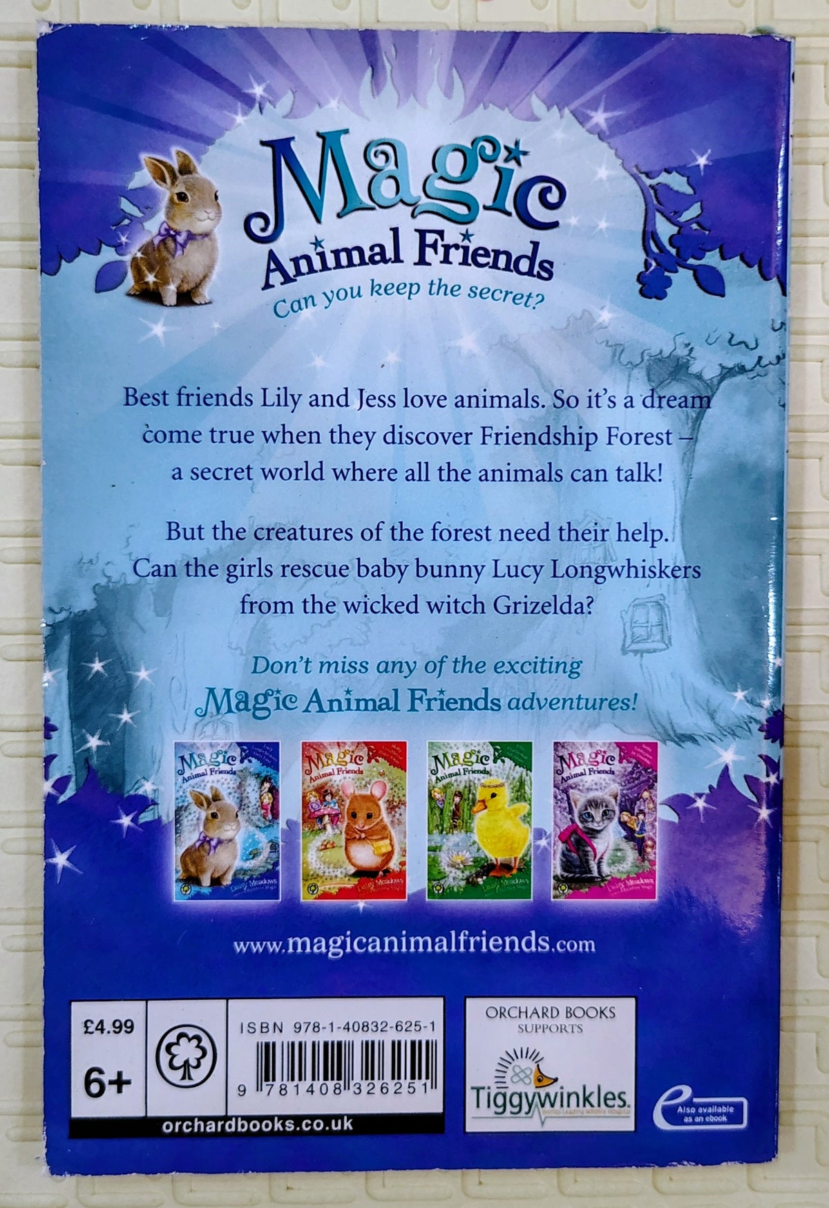 Magic Animal Friends: Lucy Longwhiskers Gets Lost by Daisy Meadows | Orchard Books | Fantasy