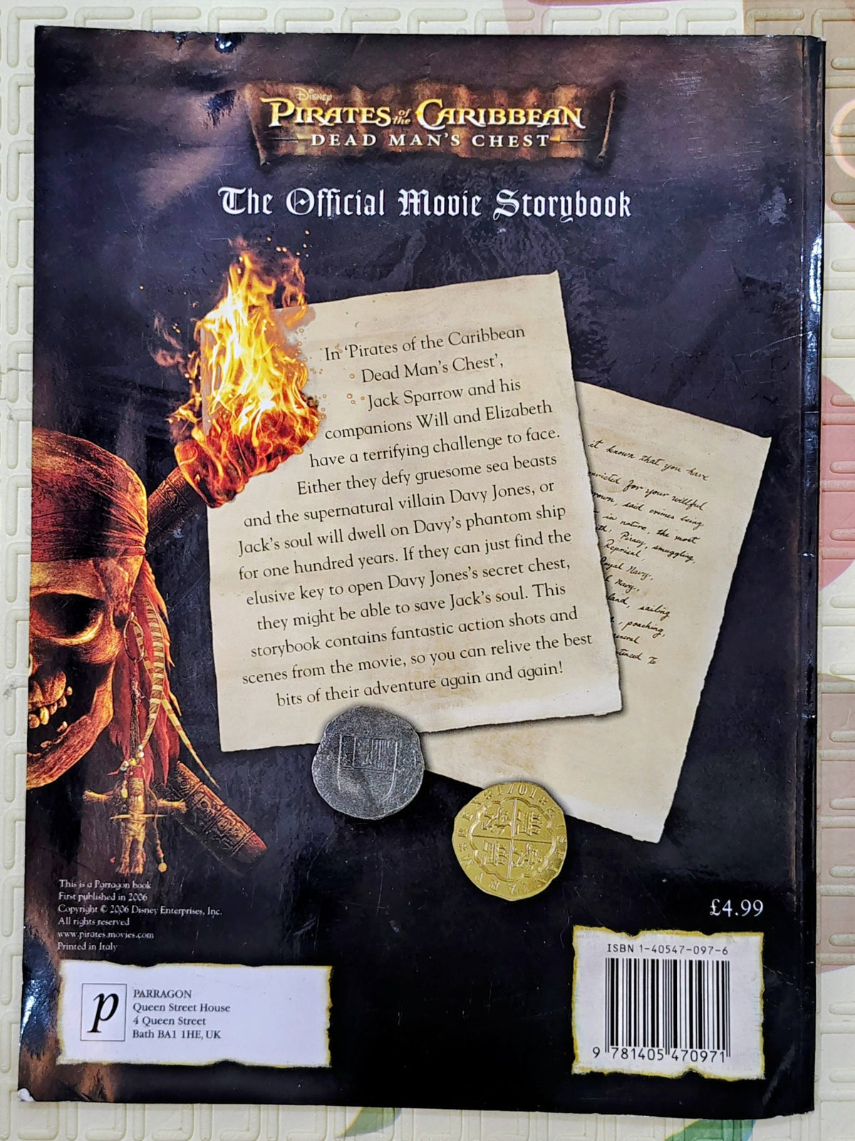 Pirates of the Caribbean: Dead Man's Chest The Official Movie Storybook by Disney