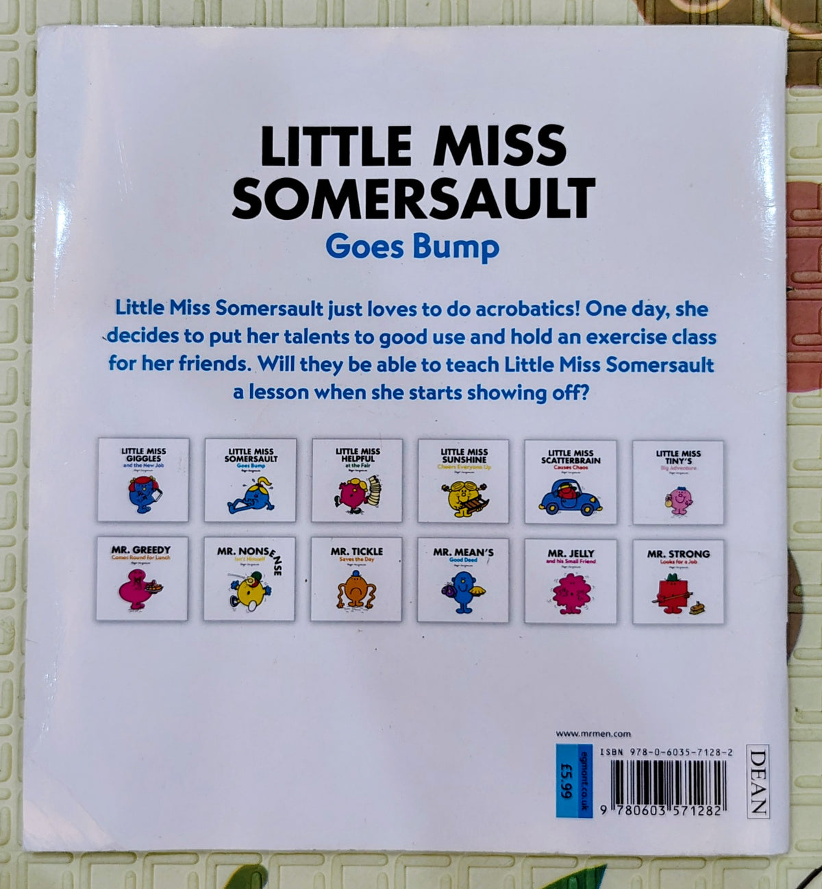 Little Miss Somersault Goes Bump by Roger Hargreaves | Mr. Men