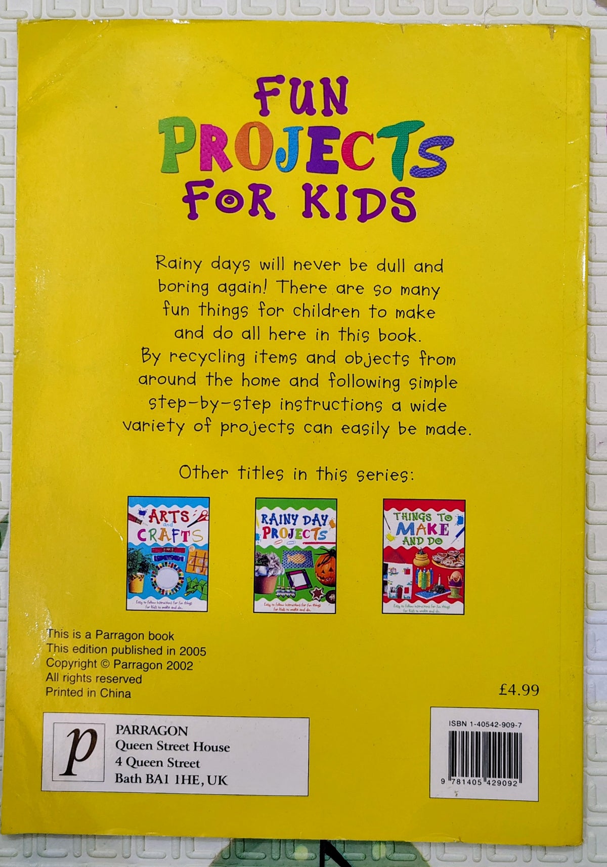 Fun Projects for Kids by Parragon | Step by Step Instructions