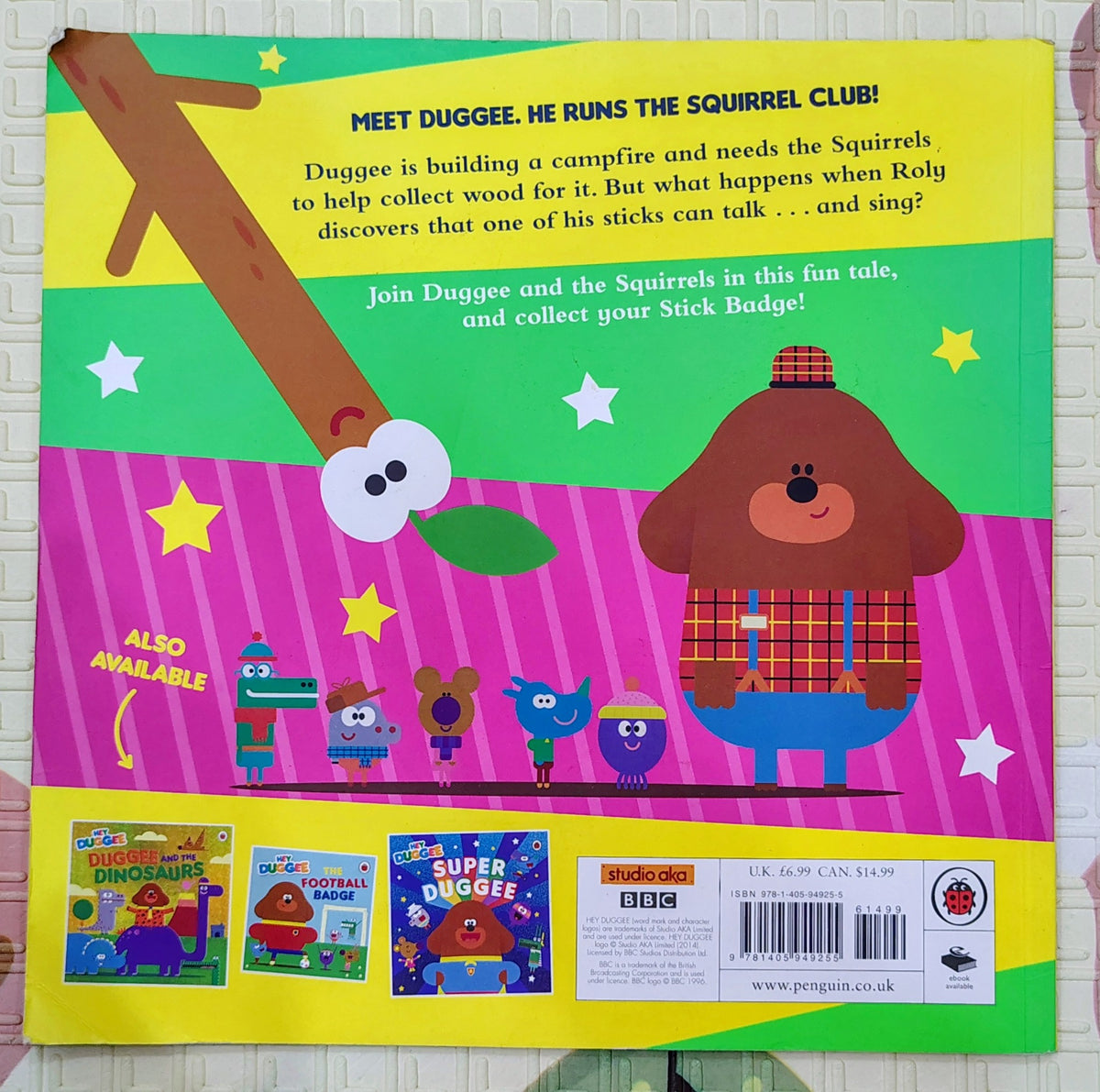 Hey Duggee and the Stick Badge by Ladybird