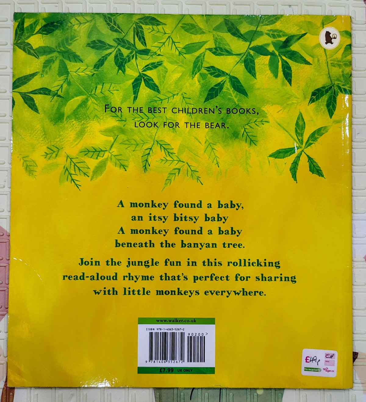 Monkey Found a Baby by Jeanne Willis and Jane Chapman | Walker Books