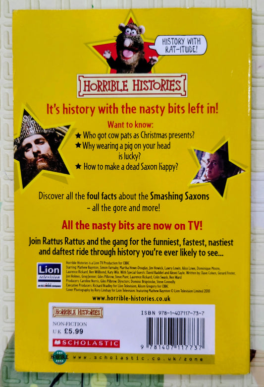 Horrible Histories: Smashing Saxons by Terry Deary | Scholastic