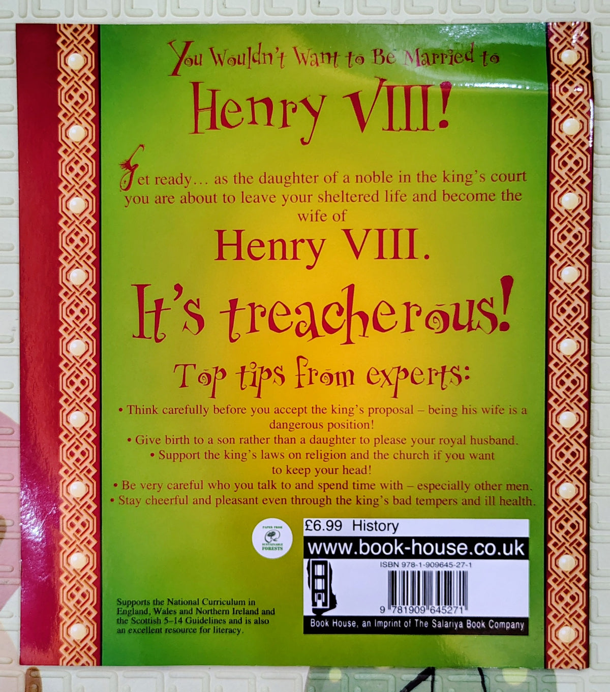 You Wouldn't Want to Be Married to Henry VIII! by Fiona Macdonald | Book House