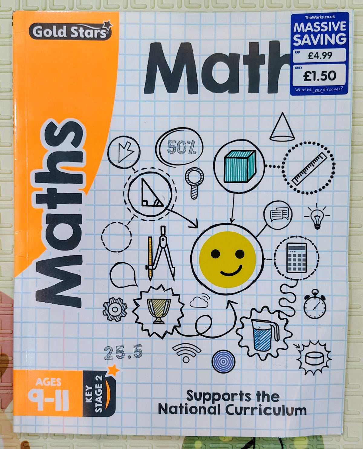 Gold Stars Maths Ages 9-11 by Gold Stars | Activity Book