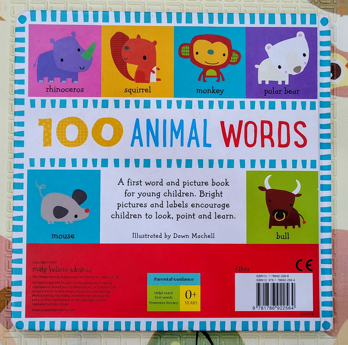 100 Animal Words by Dawn Machell | Make Believe Ideas 0+ months