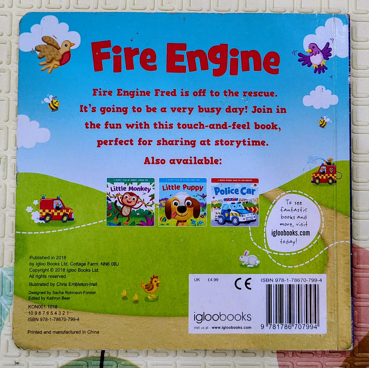 Fire Engine | Action packed Boardbook | Igloo Books
