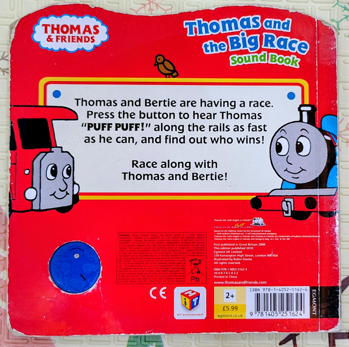 Thomas and the Big Race Sound Book | Egmont