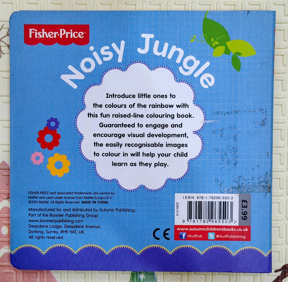 Fisher-Price Noisy Jungle | Animal Boardbook