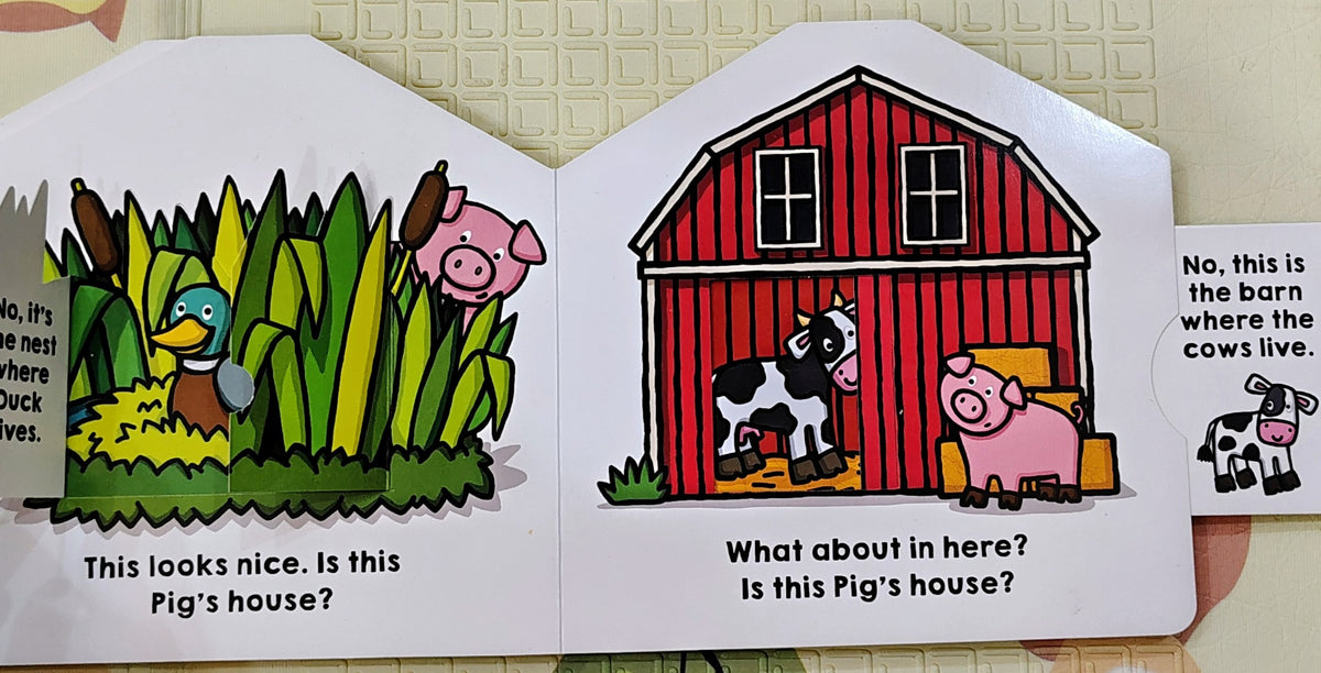 Where Does Pig Live? by Roger Priddy | Search and Find | Flap and Slide