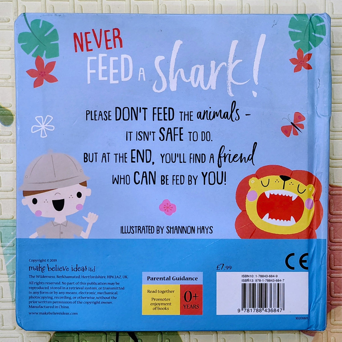 Never Feed a Shark! by Shannon Hays | Make Believe Ideas | Touch and Feel