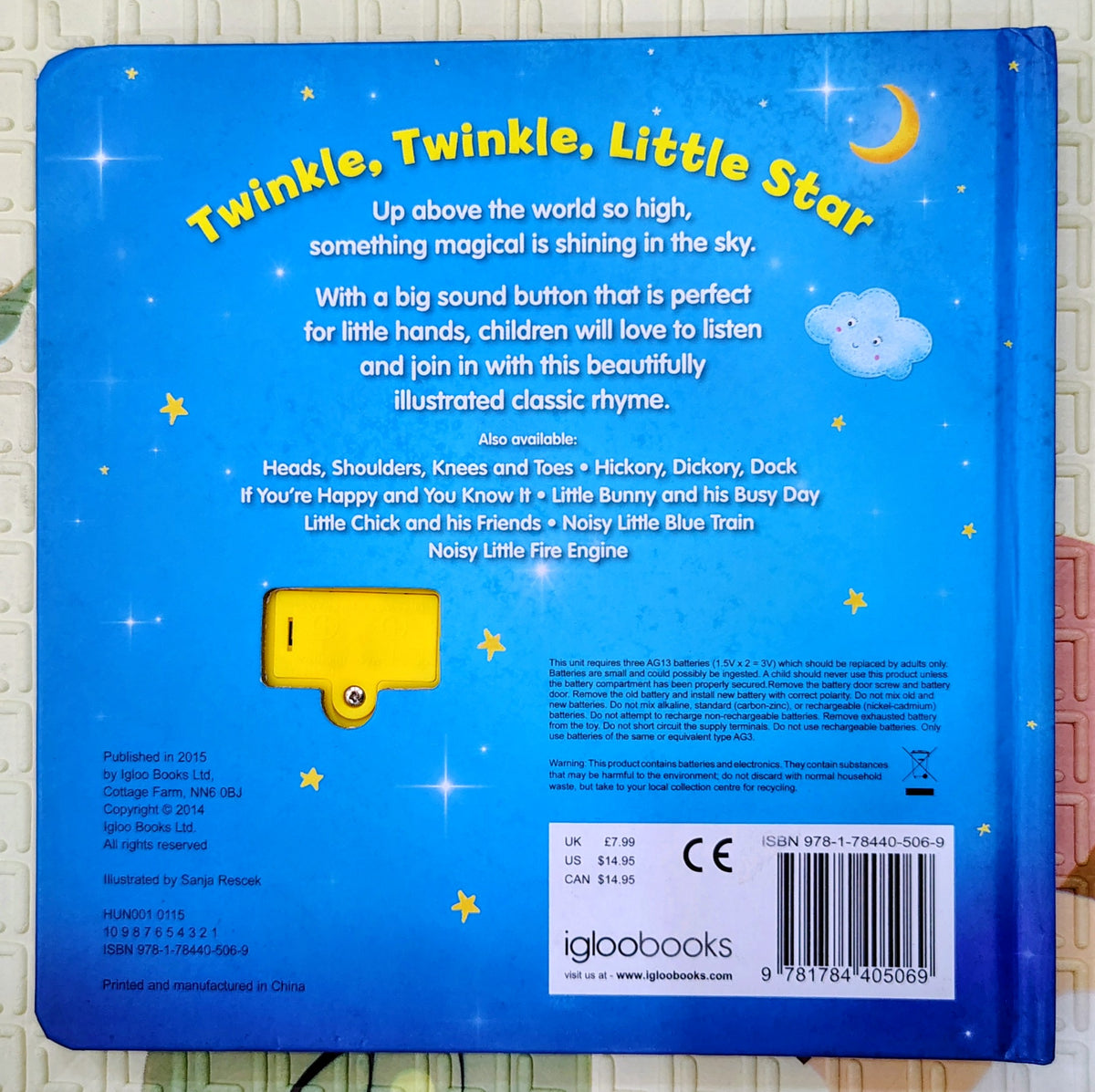 Twinkle Twinkle Little Star | Sound Book | Nursery Rhyme