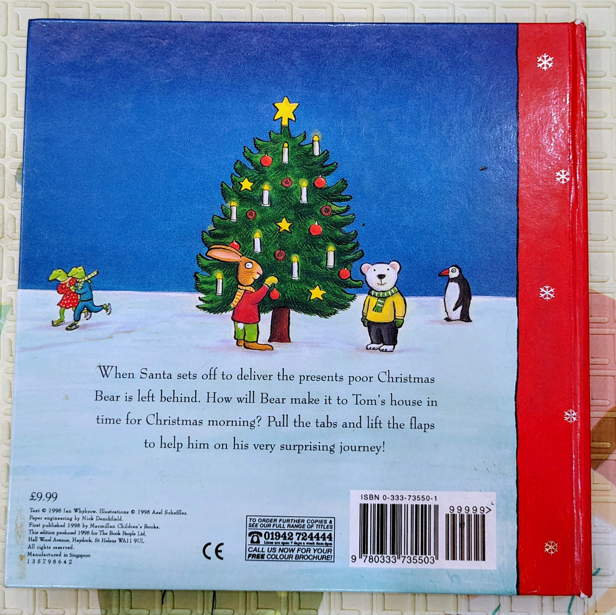 The Christmas Bear by Ian Whybrow and Axel Scheffler | Lift the Flap and Pop up