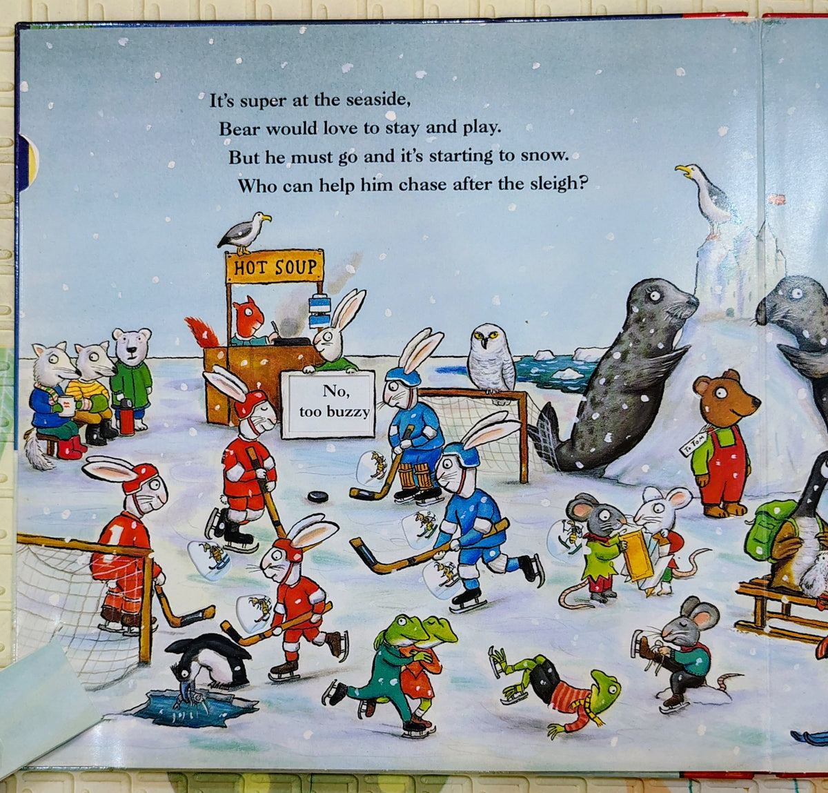 The Christmas Bear by Ian Whybrow and Axel Scheffler | Lift the Flap and Pop up