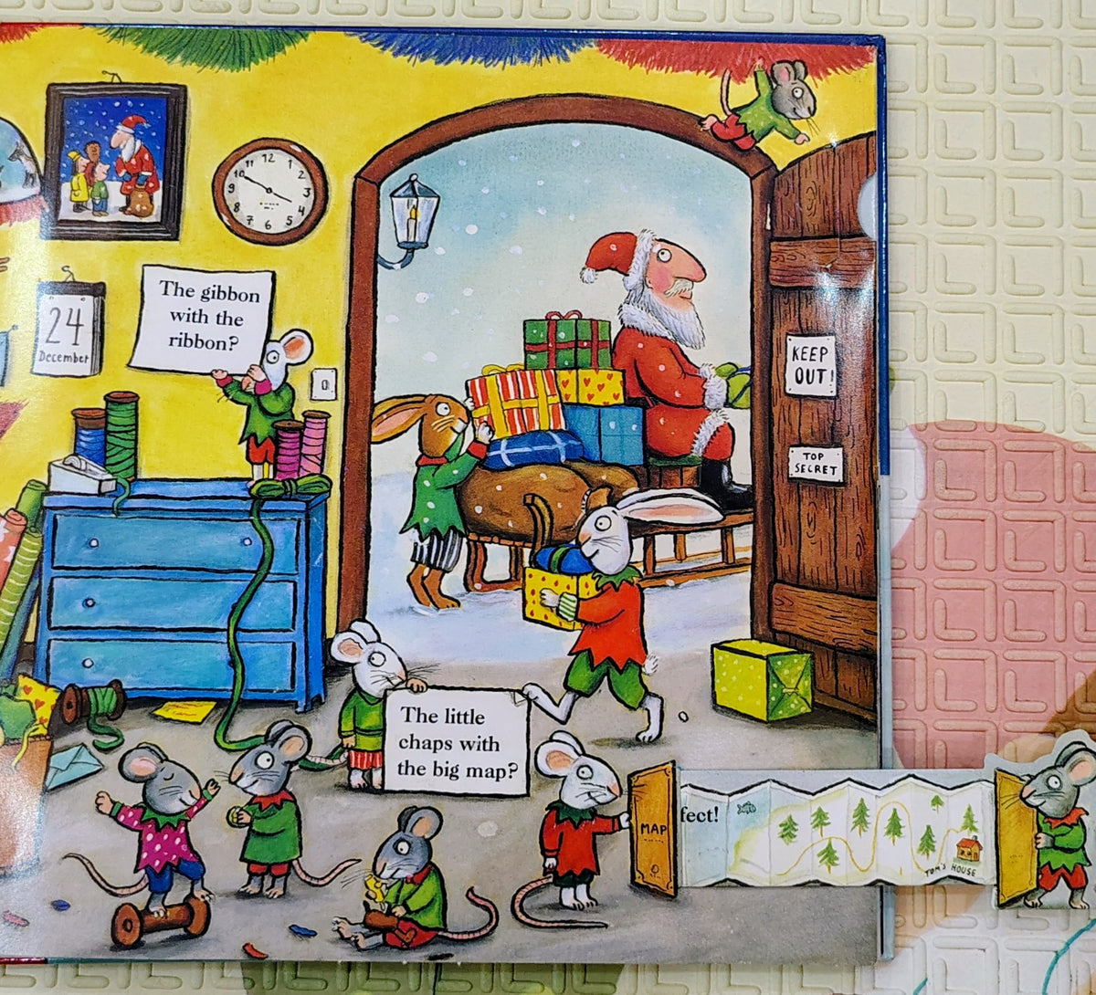 The Christmas Bear by Ian Whybrow and Axel Scheffler | Lift the Flap and Pop up