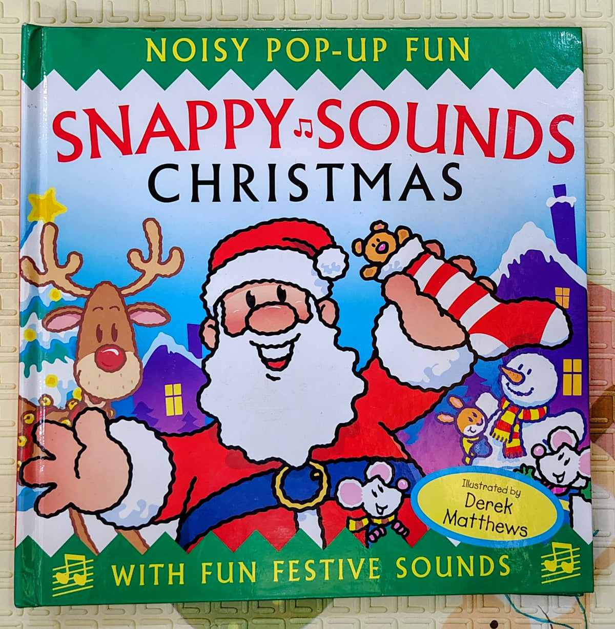 Snappy Sounds Christmas by Derek Matthews | Pop up and Sound Book