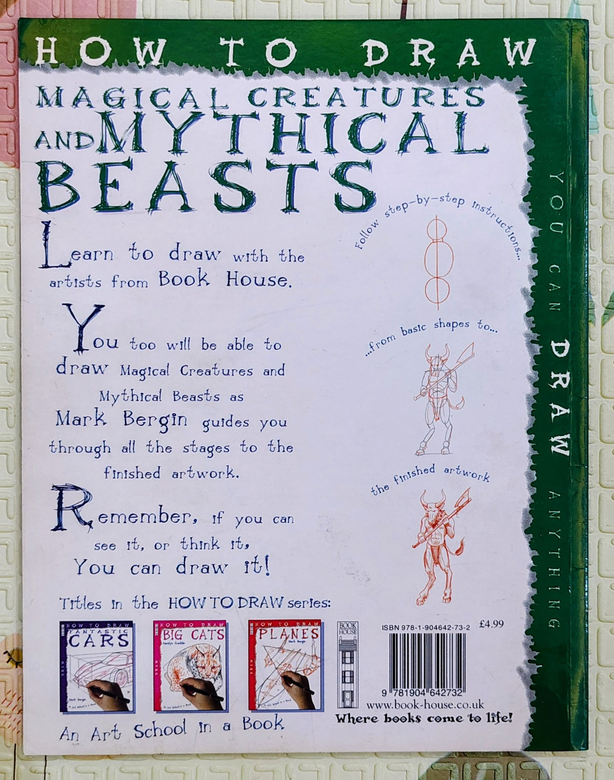 How to Draw Magical Creatures and Mythical Beasts by Mark Bergin | Book House