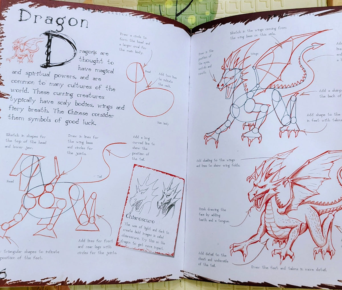How to Draw Magical Creatures and Mythical Beasts by Mark Bergin | Book House