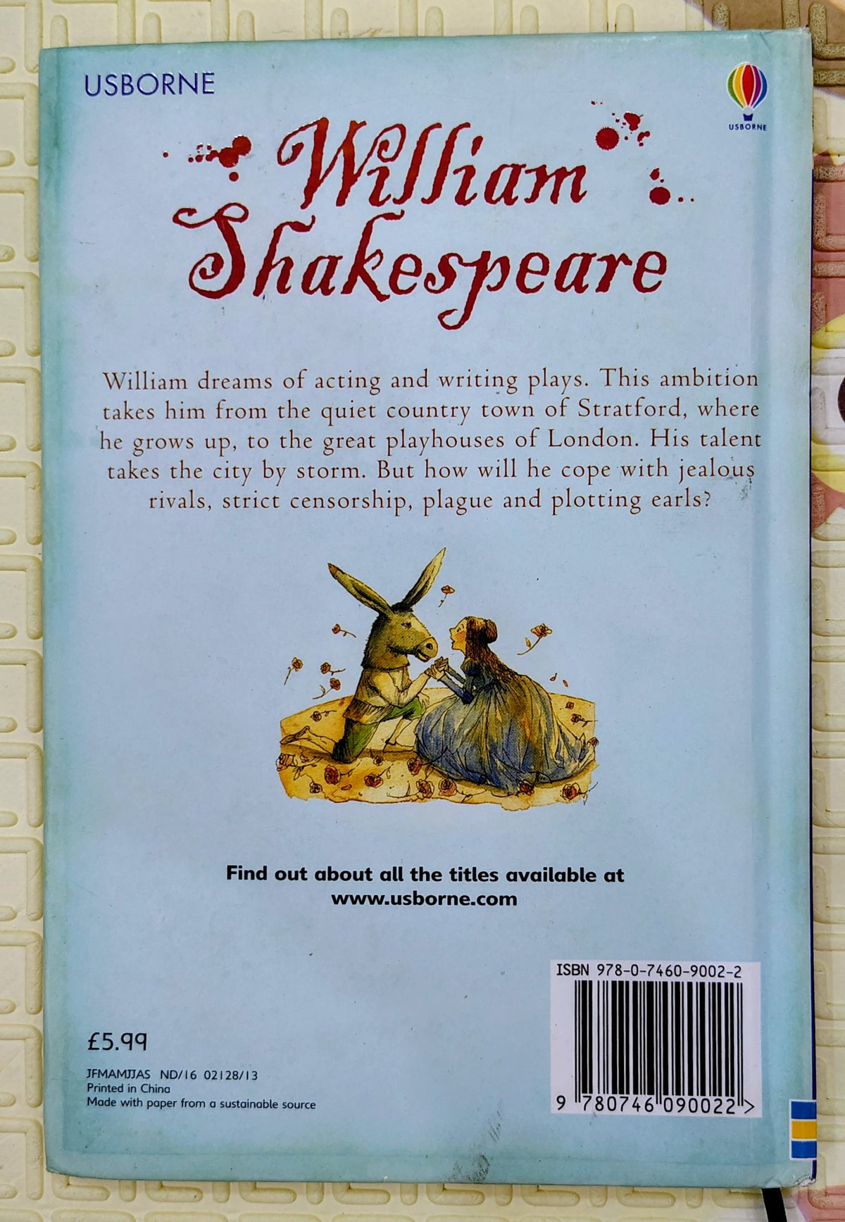 William Shakespeare by Rosie Dickens | Usborne