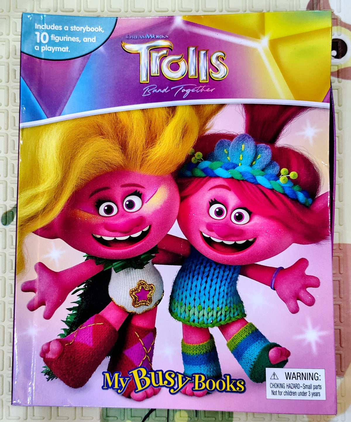 Trolls Band Together My Busy Books by DreamWorks | Story and 10 Mini Figurines