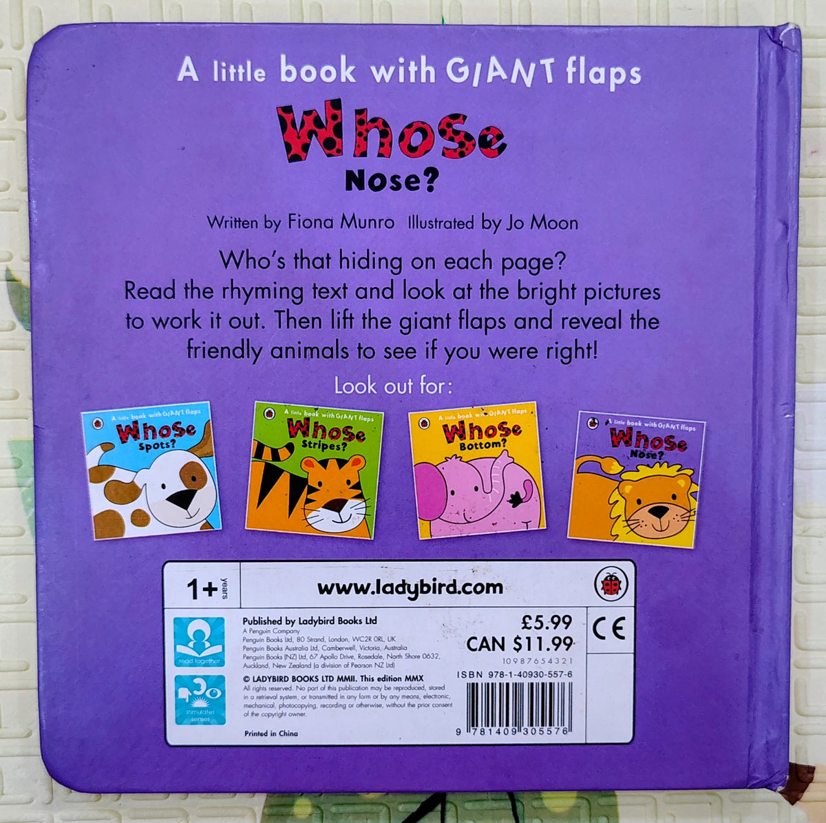 Whose Nose? | Ladybird | Book with Giant Flaps