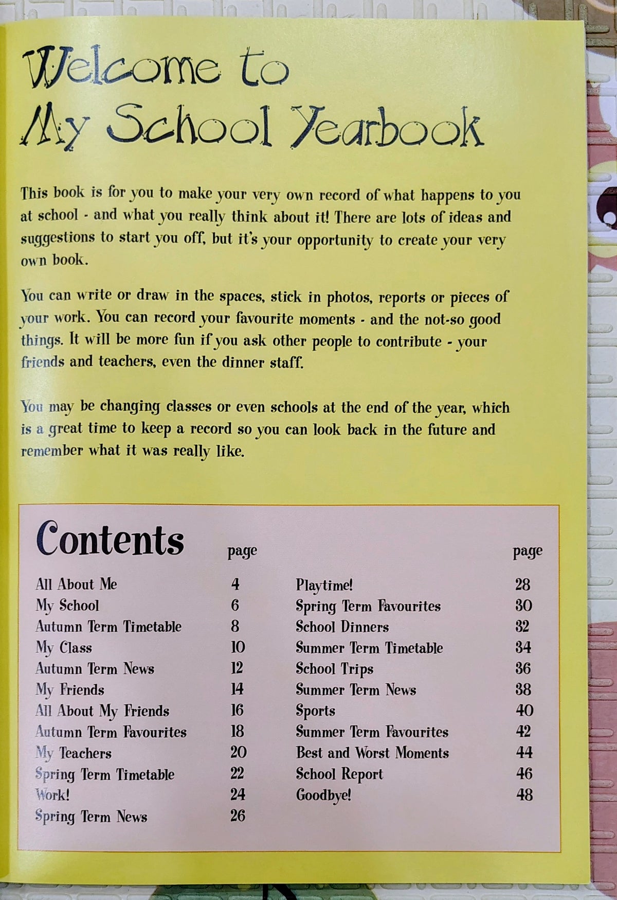 My School Yearbook Confidential | Record of School Year