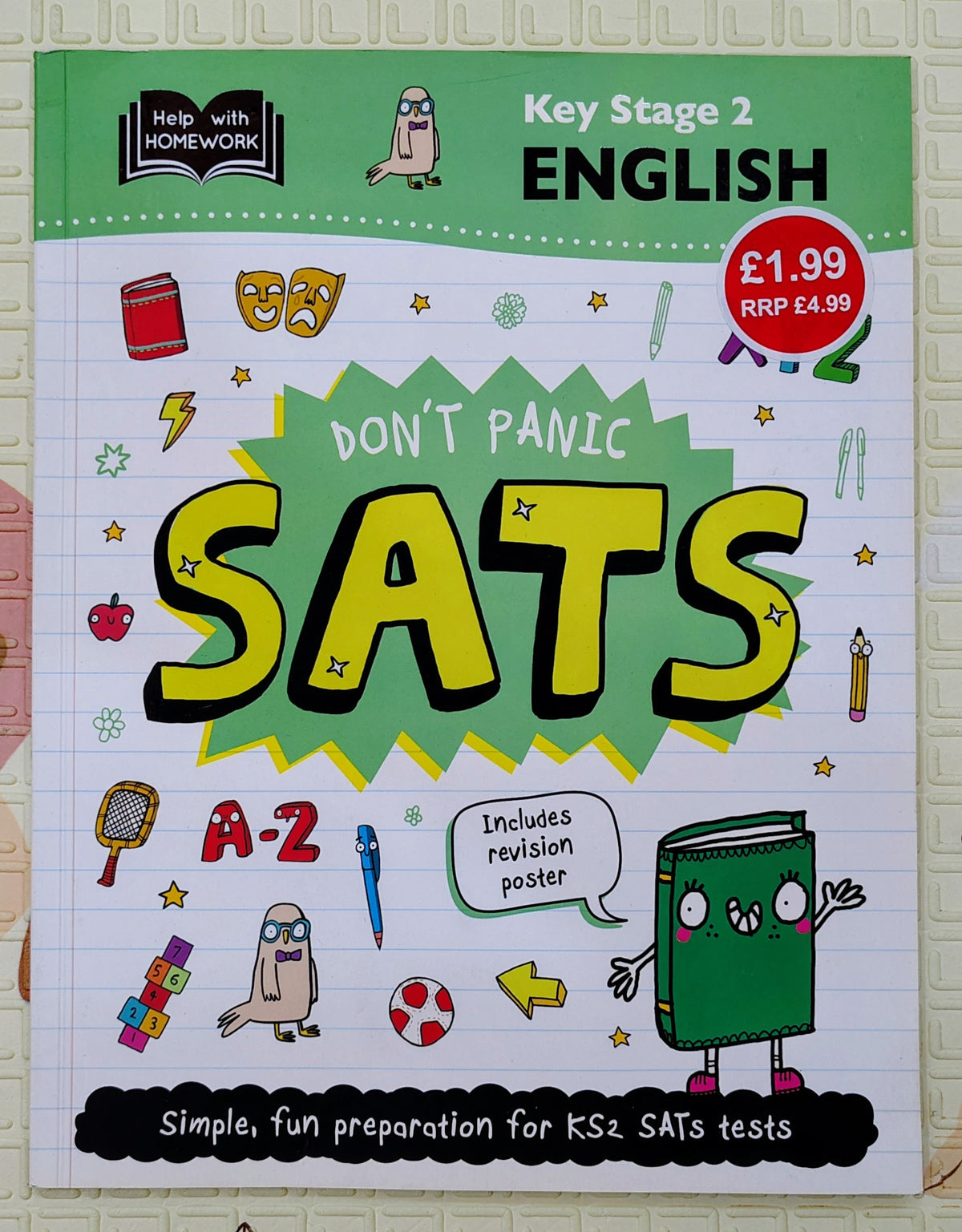 Key Stage 2 English: Don't Panic SATs by Help with Homework |Revision
