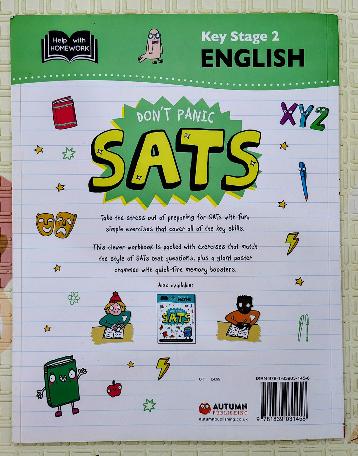 Key Stage 2 English: Don't Panic SATs by Help with Homework |Revision