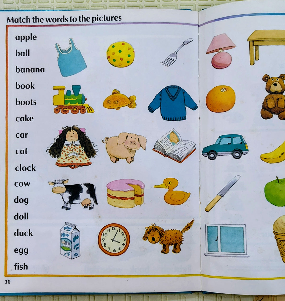 The First Hundred Words by Heather Amery & Stephen Cartwright | Usborne