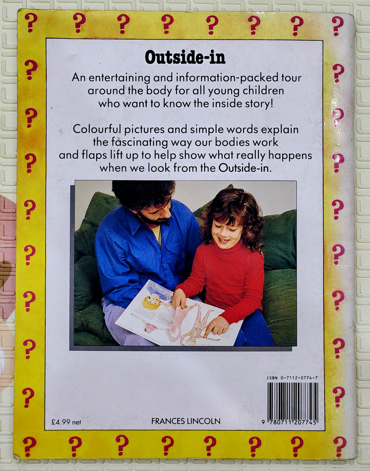 Outside-in | Lift-the-flap body book | Frances Lincoln