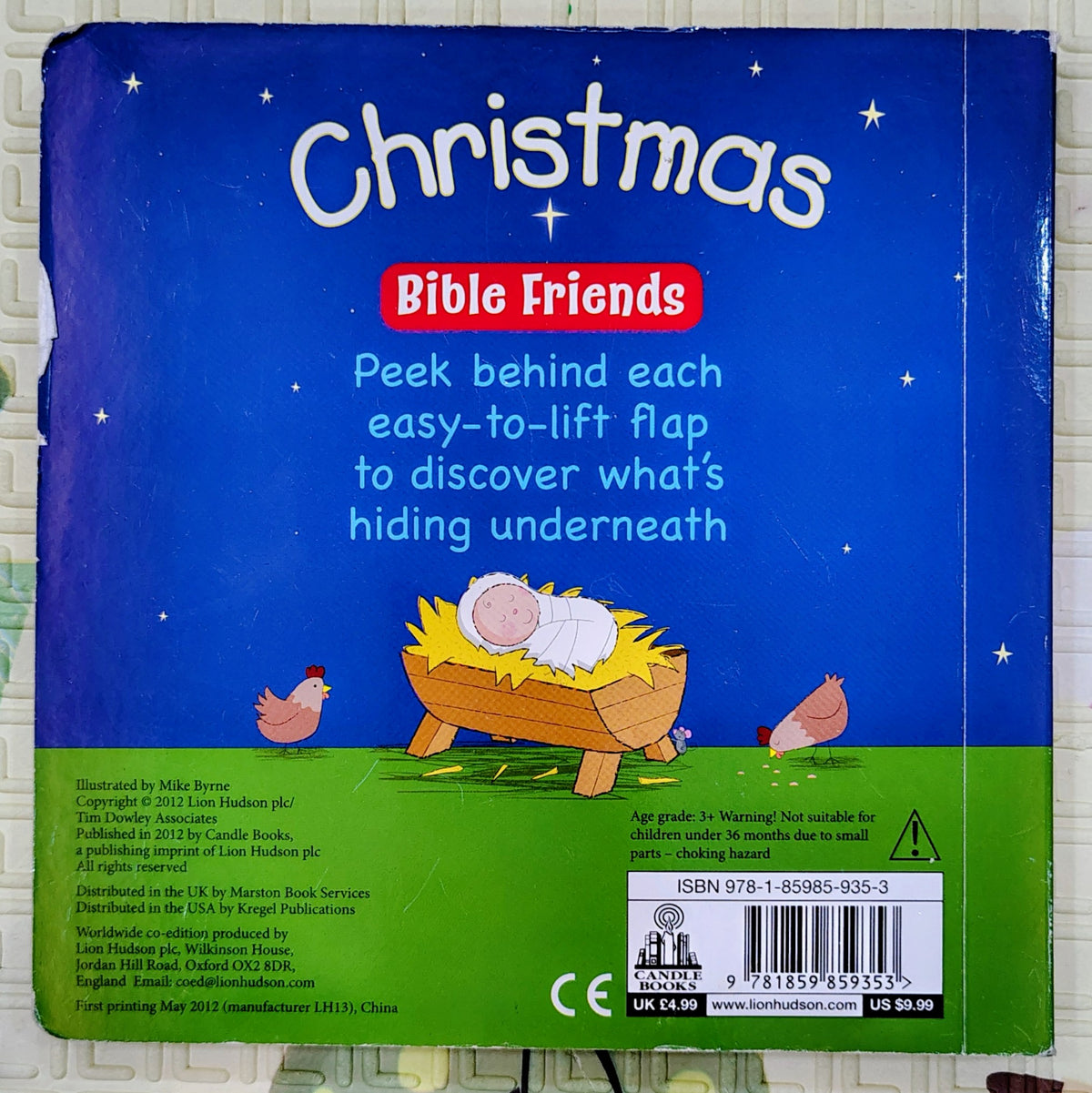 Christmas Bible Friends  by Mike Byrne | Giant Flap Boardbook