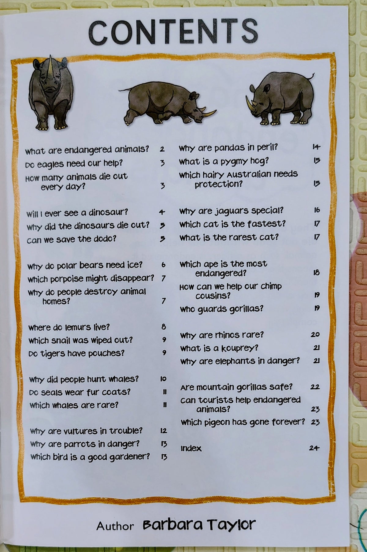 Endangered Animals by Miles Kelly | First Q&A | Book Bus