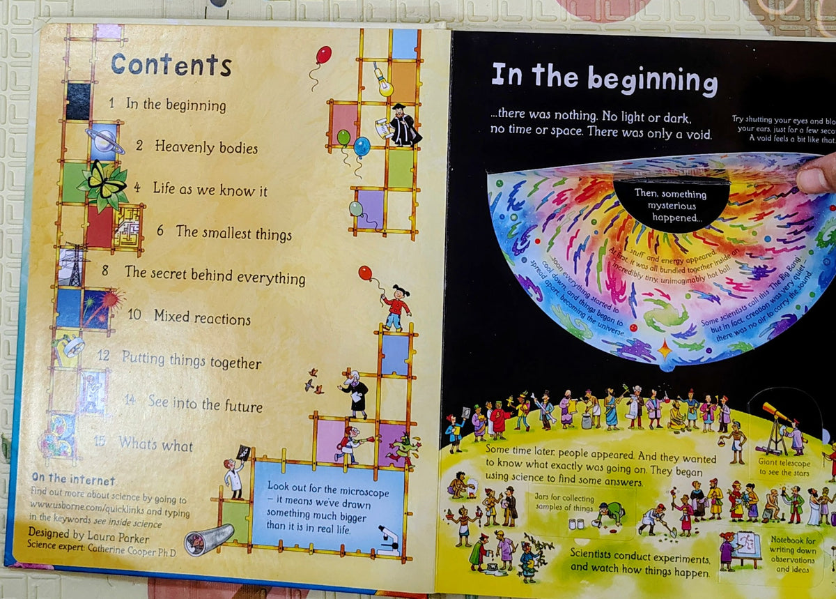 See Inside Science by Alex Frith and Colin King | Usborne Lift the Flap
