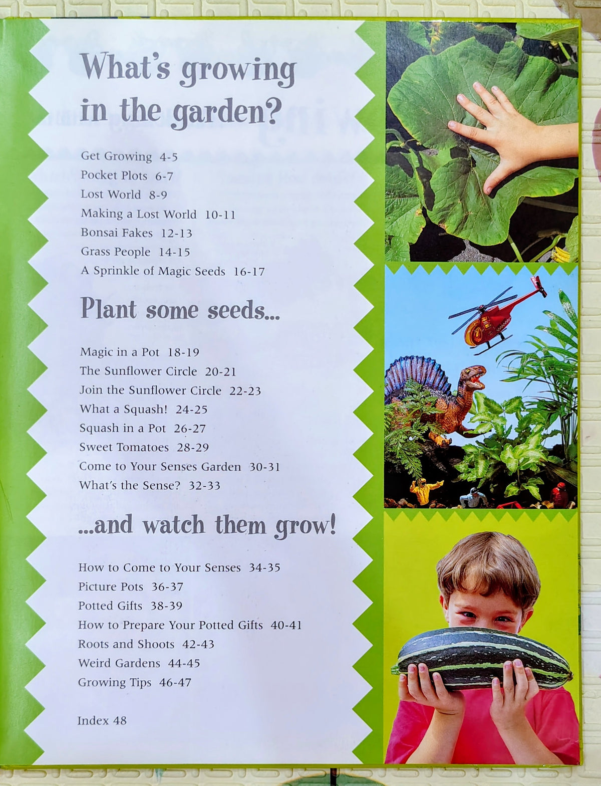 The Gardening Book by Jane Bull | DK | 50 activities