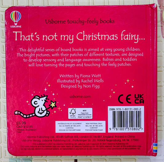 That's not my Christmas fairy... by Fiona Watt | Usborne Touch-and-Feel