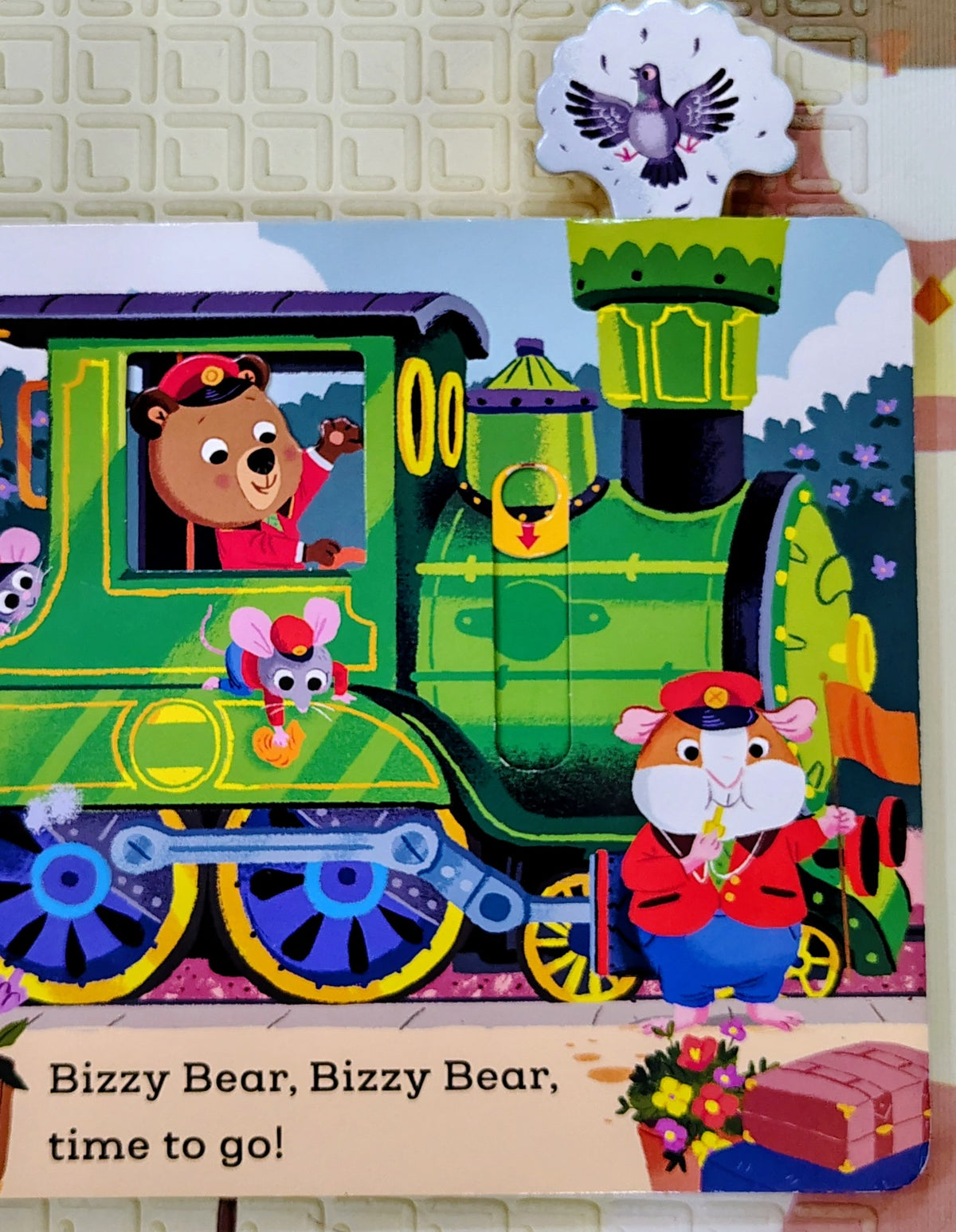 Bizzy Bear Train Driver by Benji Davies | Push Pull Slide | Nosy Crow