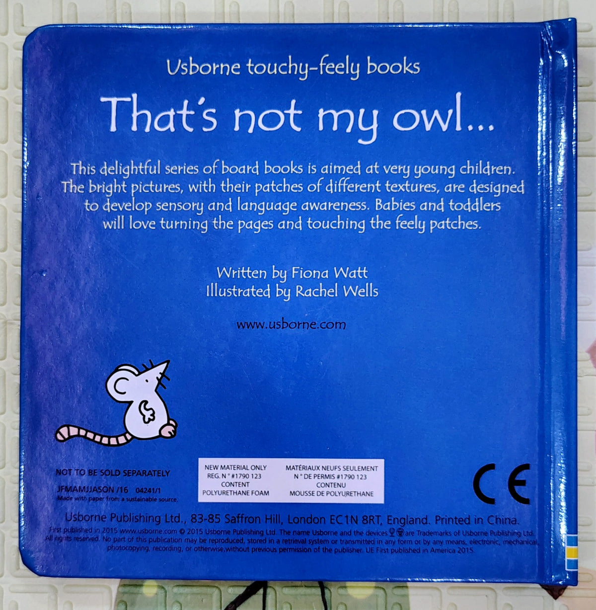 That's Not My Owl by Fiona Watt | Usborne Touch and Feel