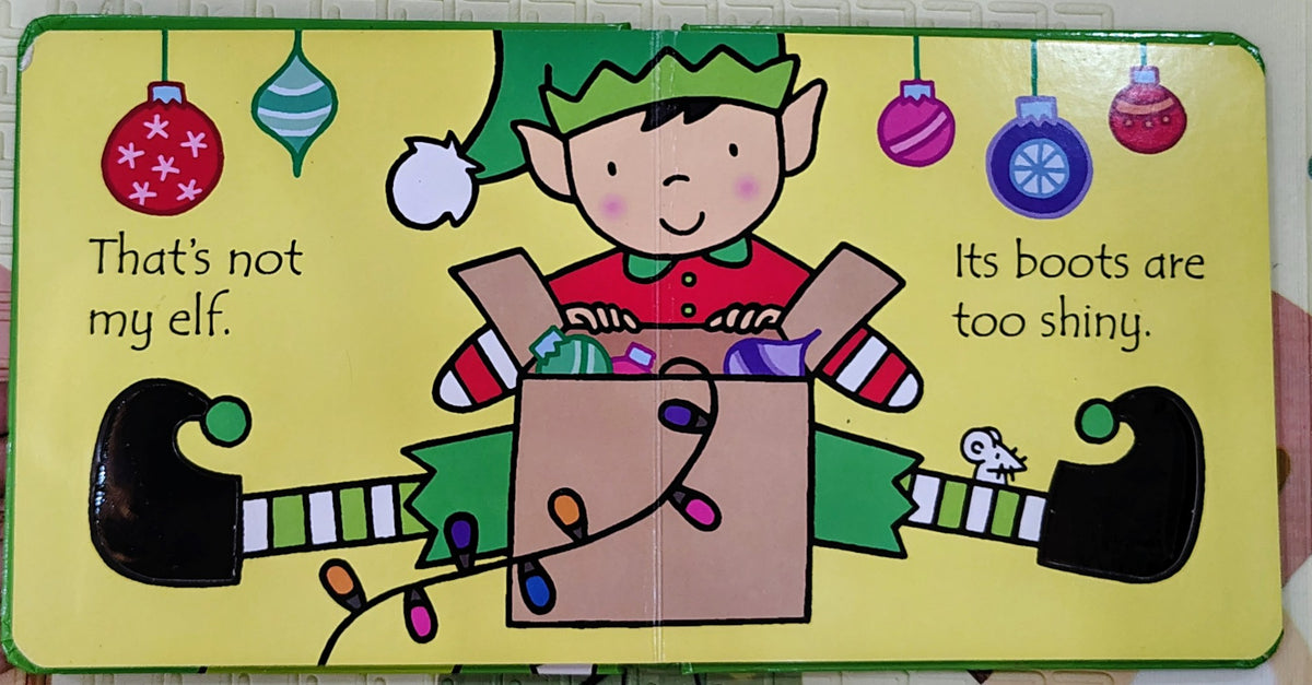 That's Not My Elf by Fiona Watt | Usborne Touch and Feel