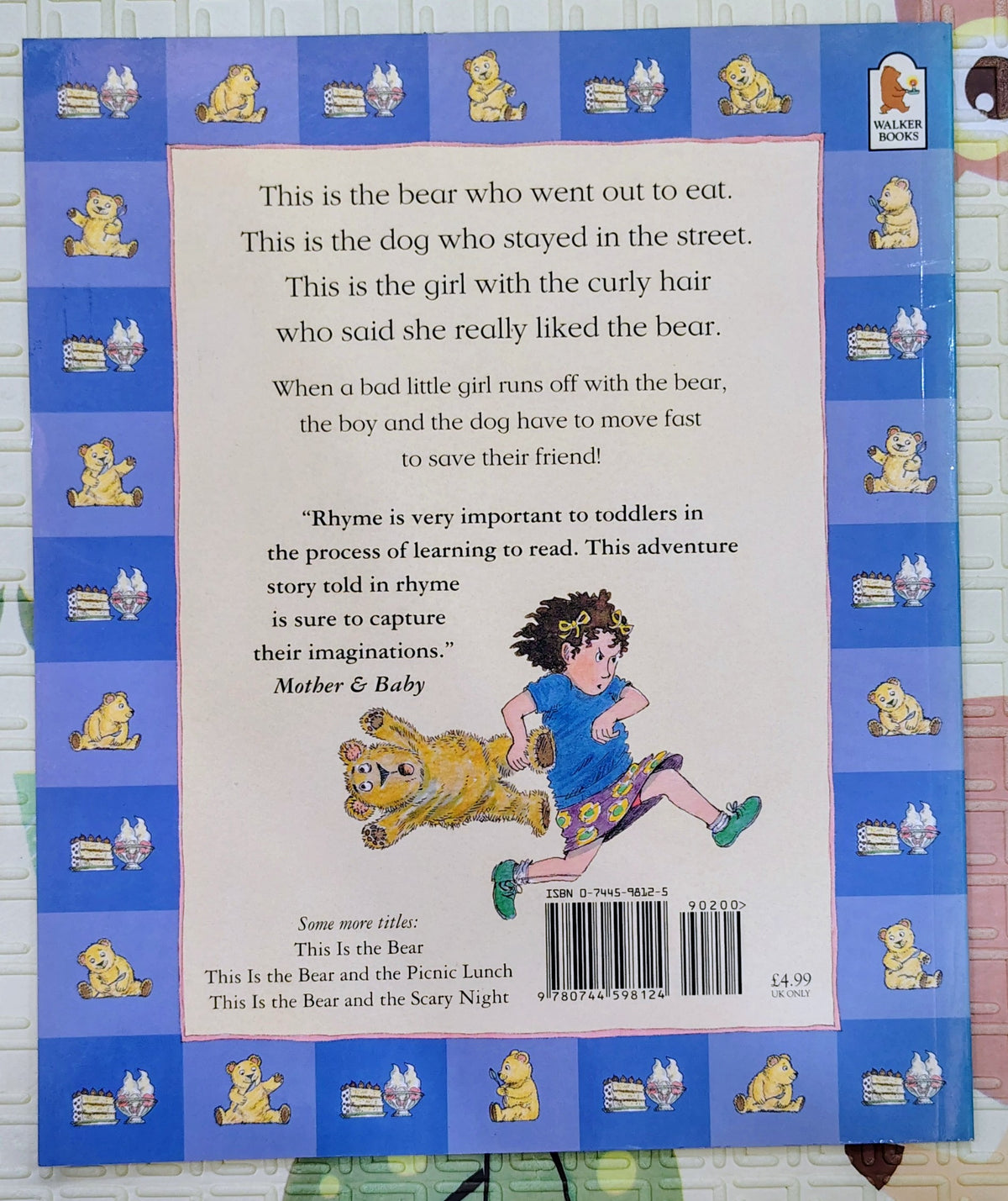 This is the Bear and the Bad Little Girl by Sarah Hayes & Helen Craig | Walker Books