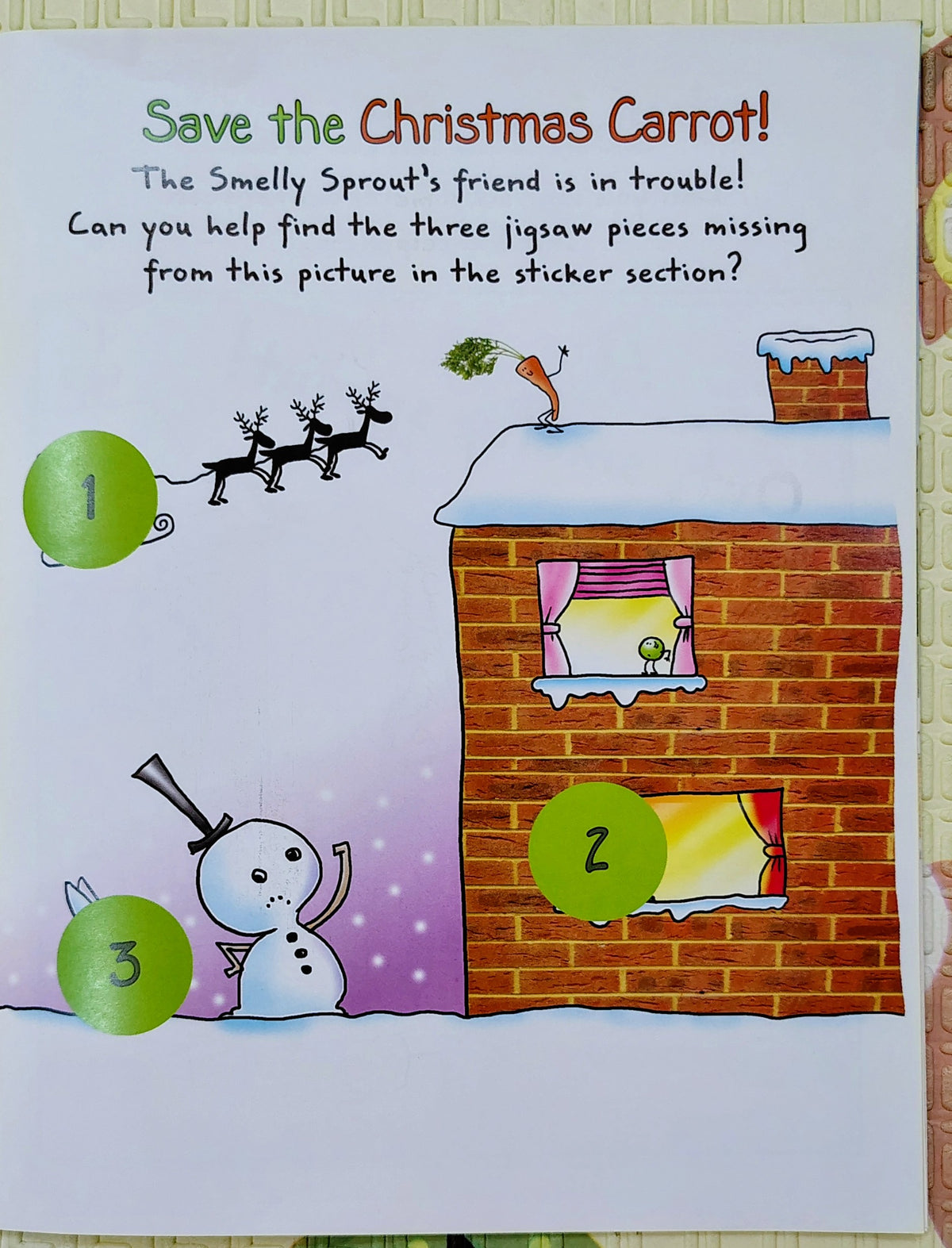 The Smelly Sprout Sticker Activity Book by Allan Plenderleith
