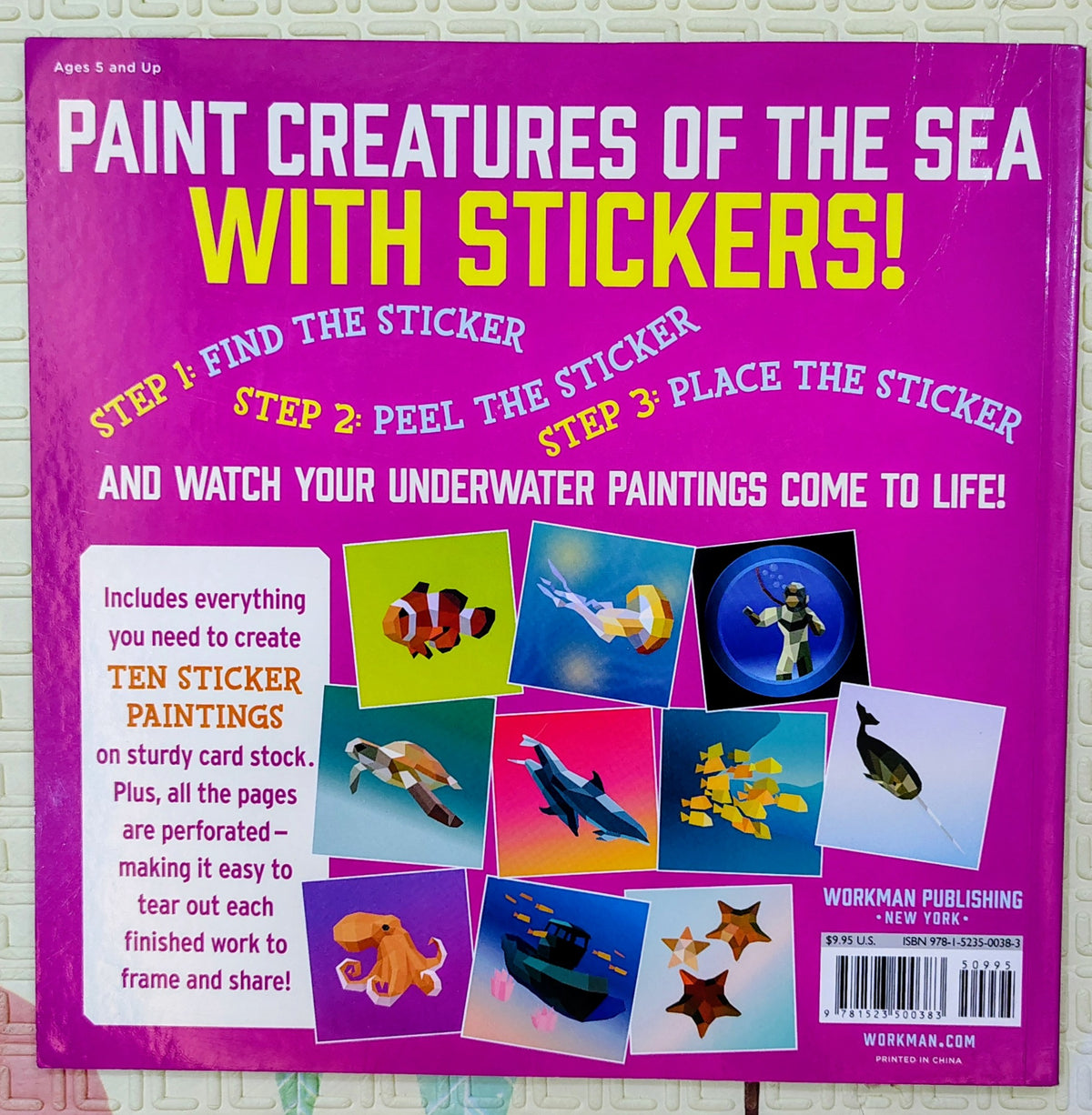Paint by Sticker Kids: Under the Sea | Workman Publishing | Activity Books
