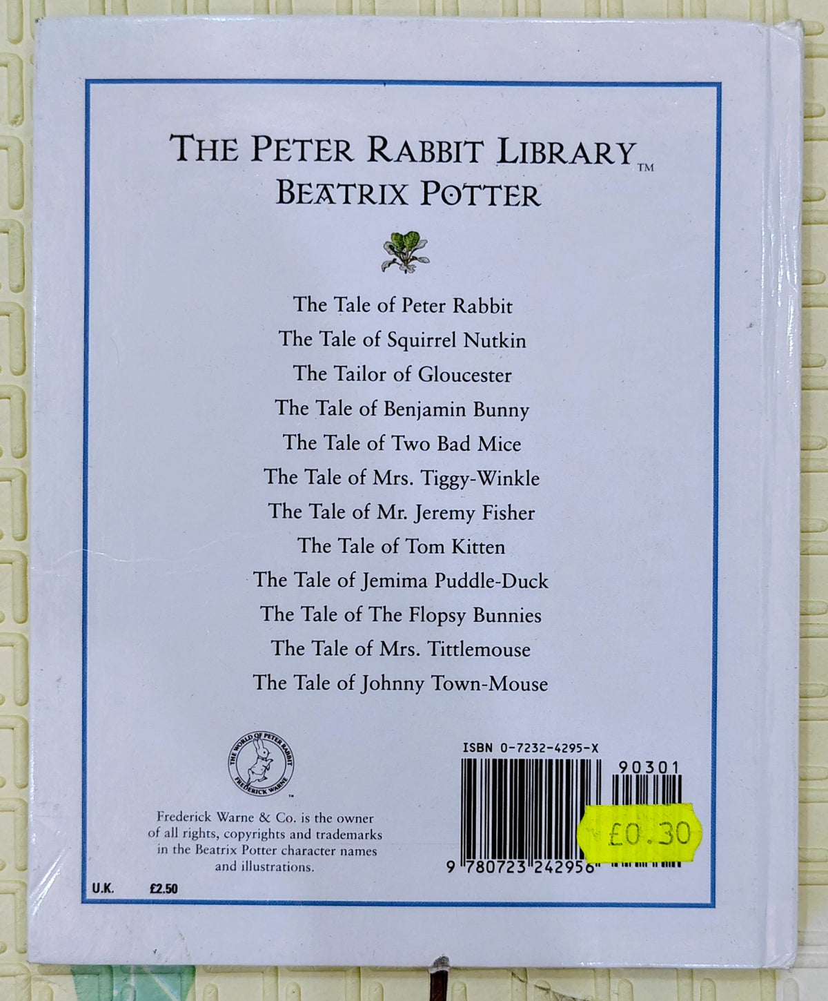 The Tale of Peter Rabbit by Beatrix Potter | F. Warne & Co