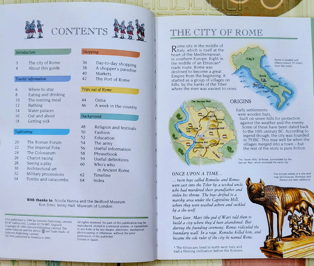 A Visitor's Guide to Ancient Rome by Usborne | Usborne Timetours | History