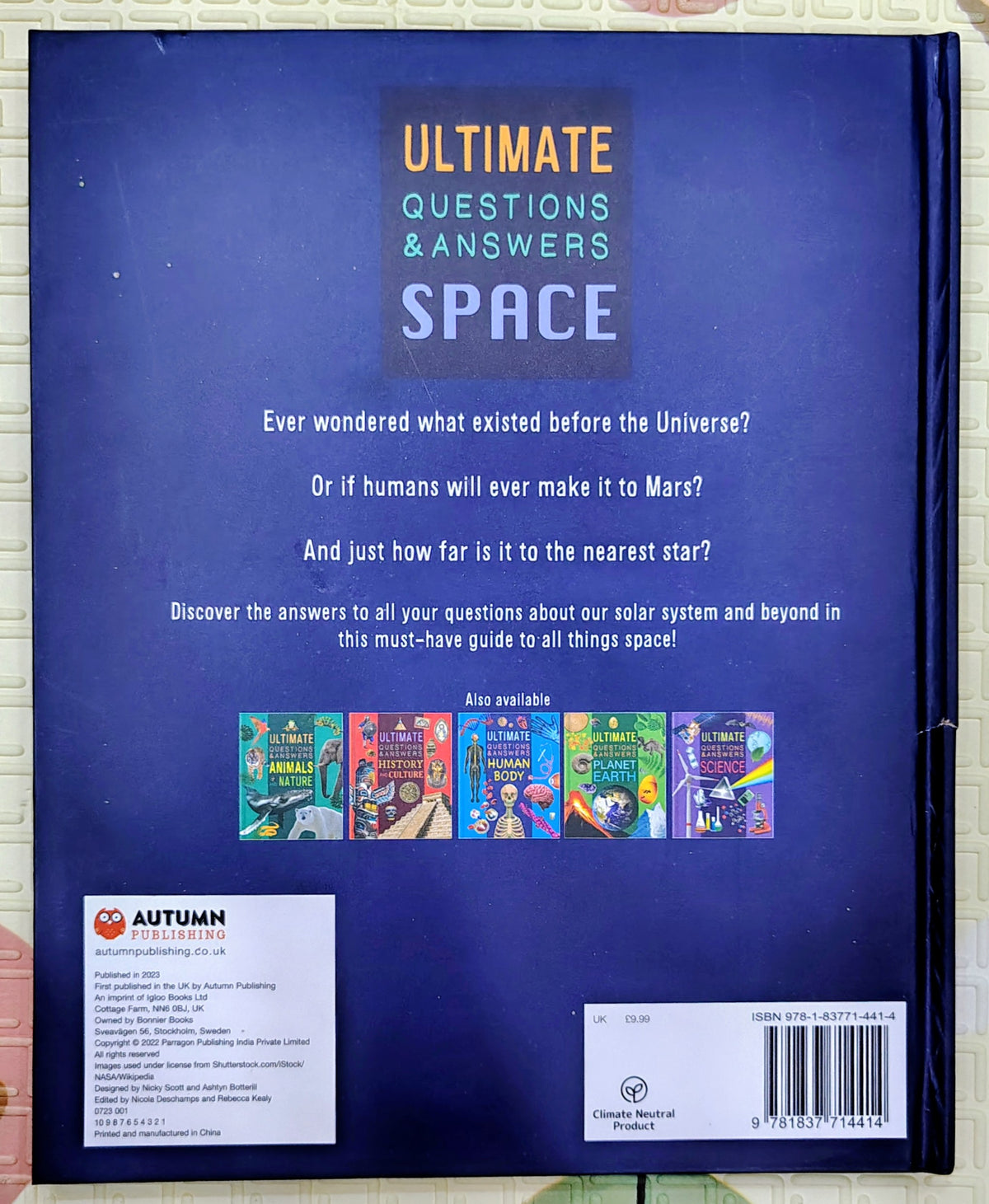 Ultimate Questions & Answers Space | Autumn Publishing| Educational