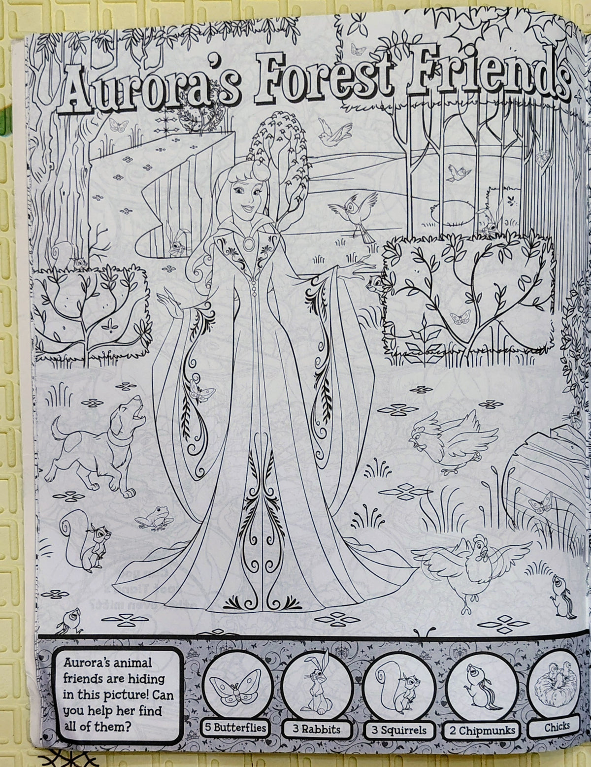 Disney Princess Search & Find Colouring | Activity Book