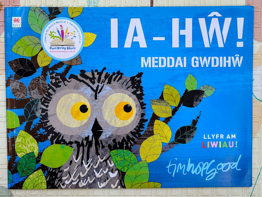 Ia-Hw! Meddai Gwdihw by Tim Hopgood | Story in Welsh Language
