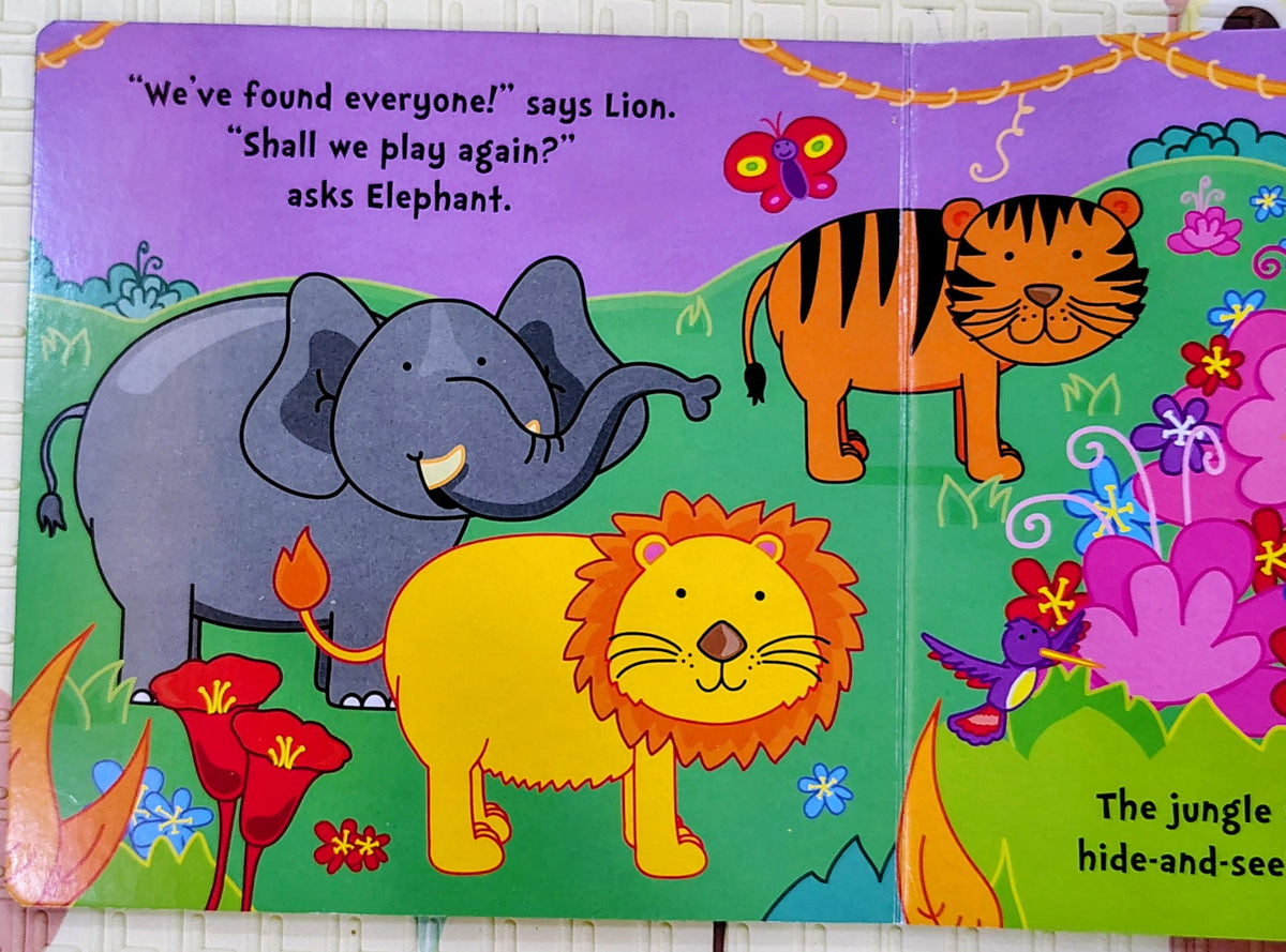 Hide-and-Seek In the Jungle | Animal Friends | Board Book
