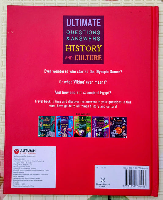 Ultimate Questions & Answers History and Culture | Autumn publishing | Non-Fiction