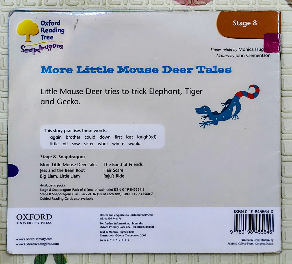 More Little Mouse Deer Tales by Monica Hughes | Snapdragon Stage 8 | Oxford Reading Tree