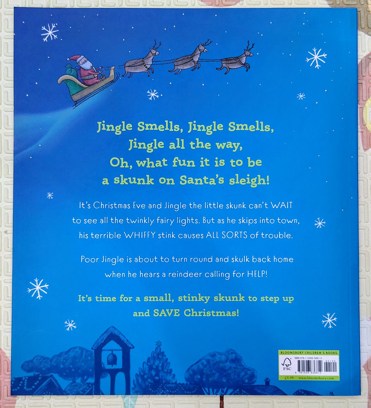 Jingle Smells by Mark Sperring and Sophie Corrigan | Bloomsbury | Holiday